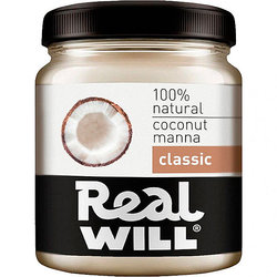 Паста кокосовая (кокосовая манна) Real Will на стевии [330 гр]