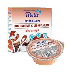 Крем-десерт Кокосовый с шоколадом, 100 гр